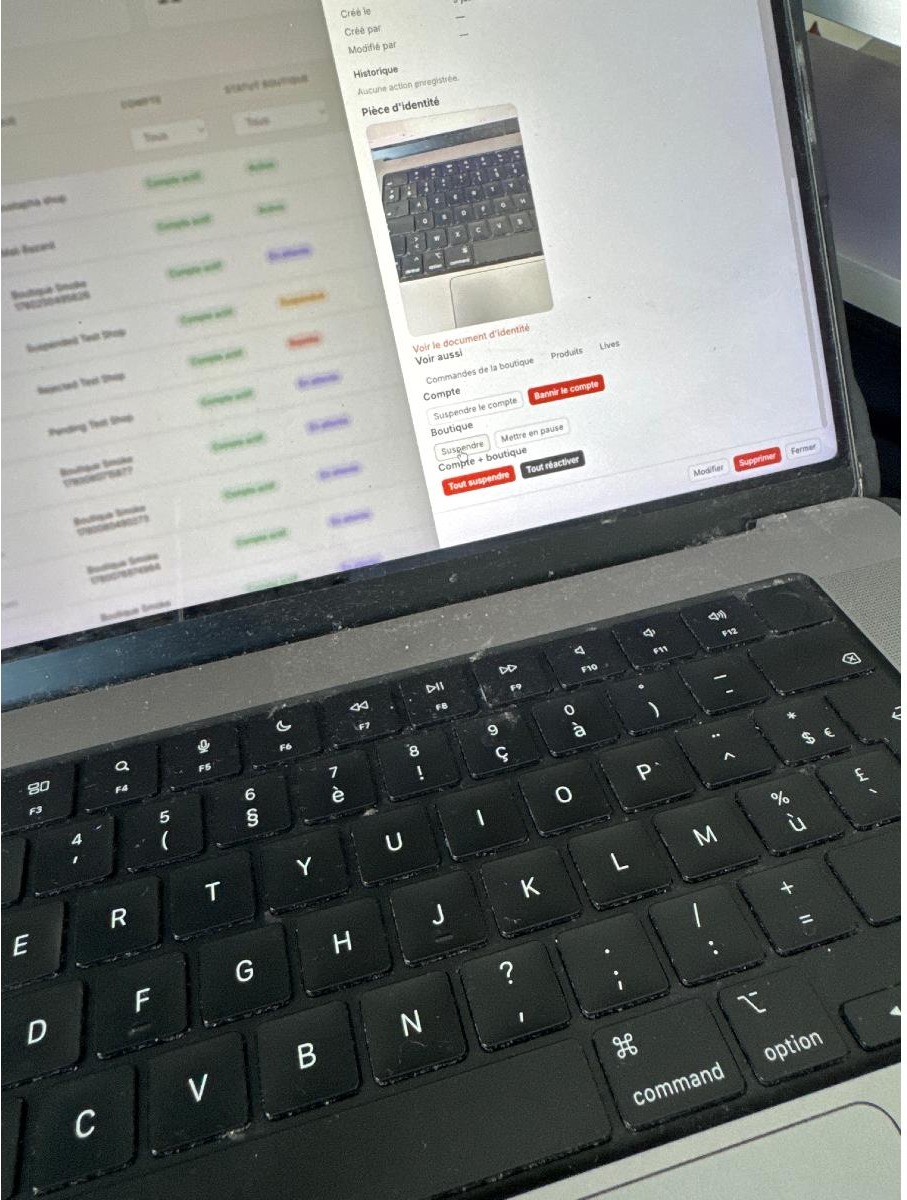 Test produits iOS — vue 3