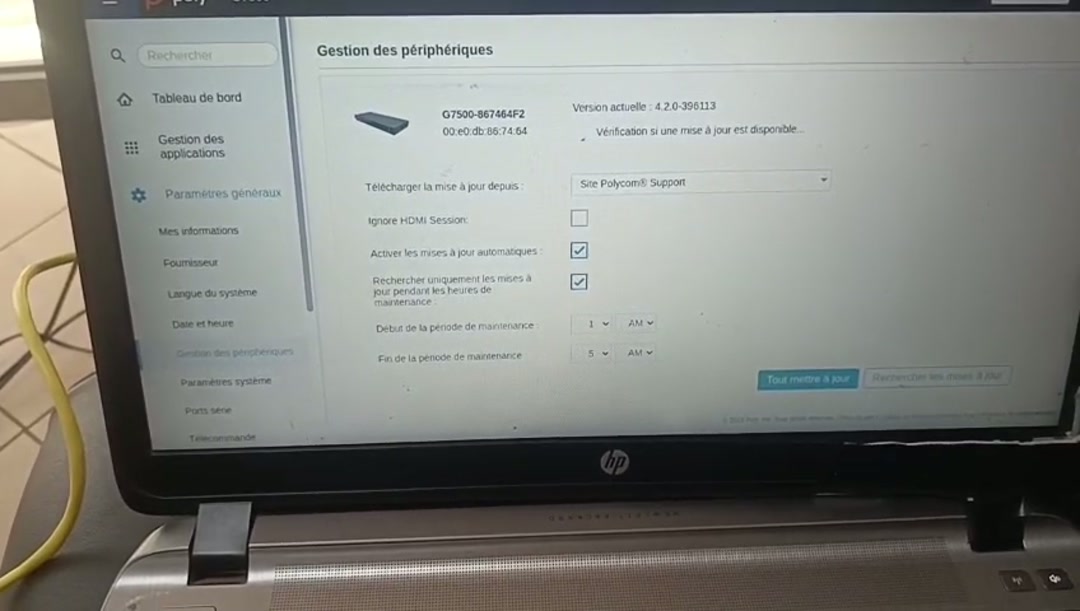 Dell 7345 — vidéo